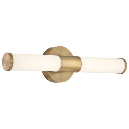 Access Lighting Retreat, LED Vanity, Antique Brushed Brass Finish, Acrylic Lens Acrylic 62535LEDDCS-ABB/ACR
